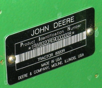 john deere identification number lookup